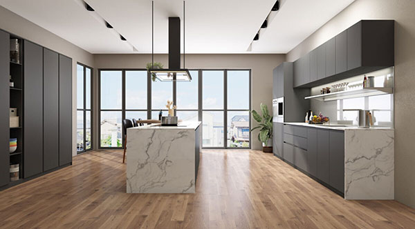 Thiết kế tủ bếp chữ U tiện nghi